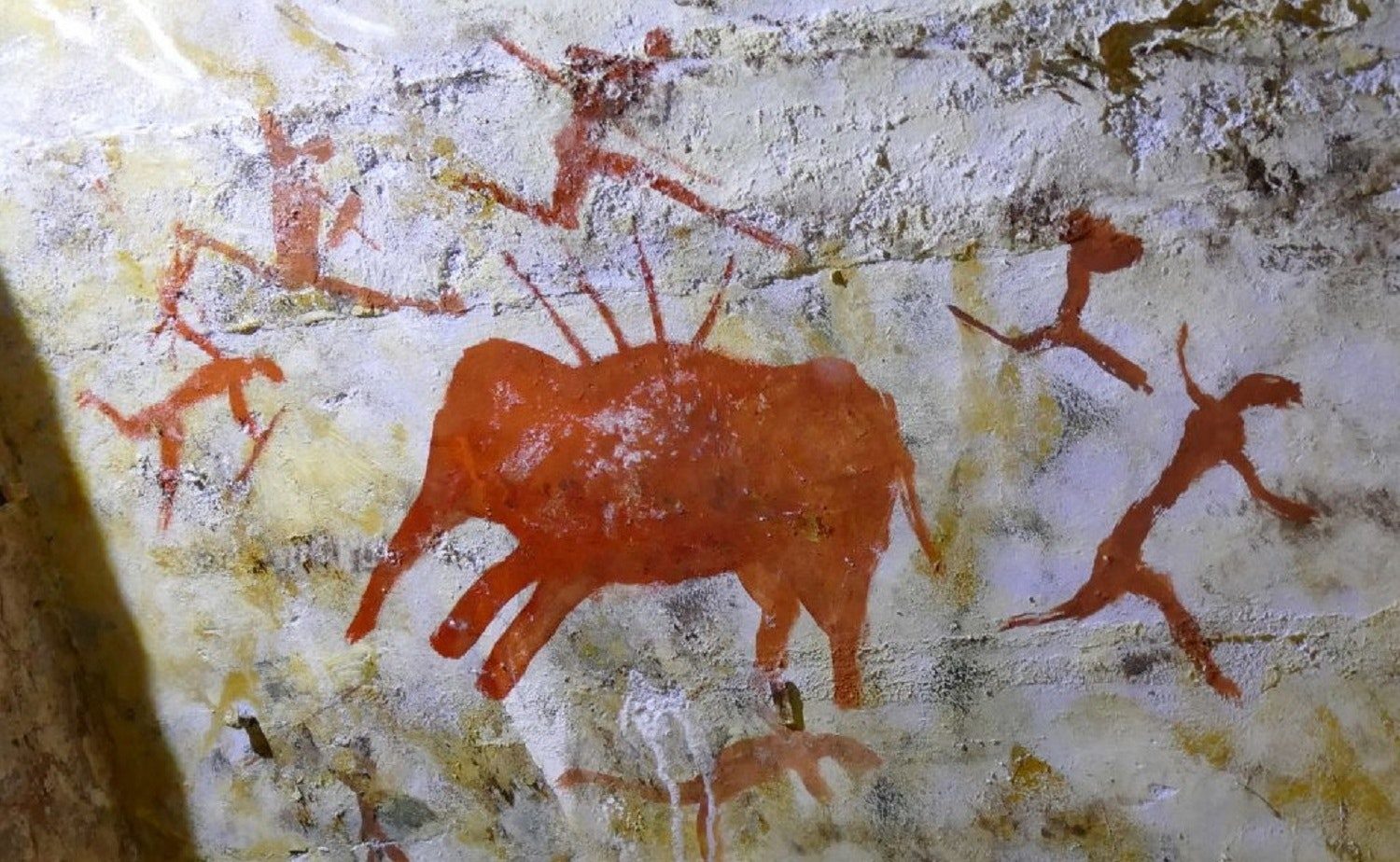 Click to enlarge Neolithic cave painting