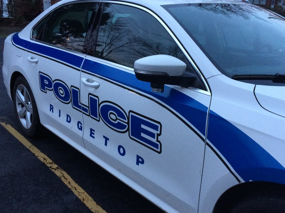 A Ridgetop Police Department patrol car