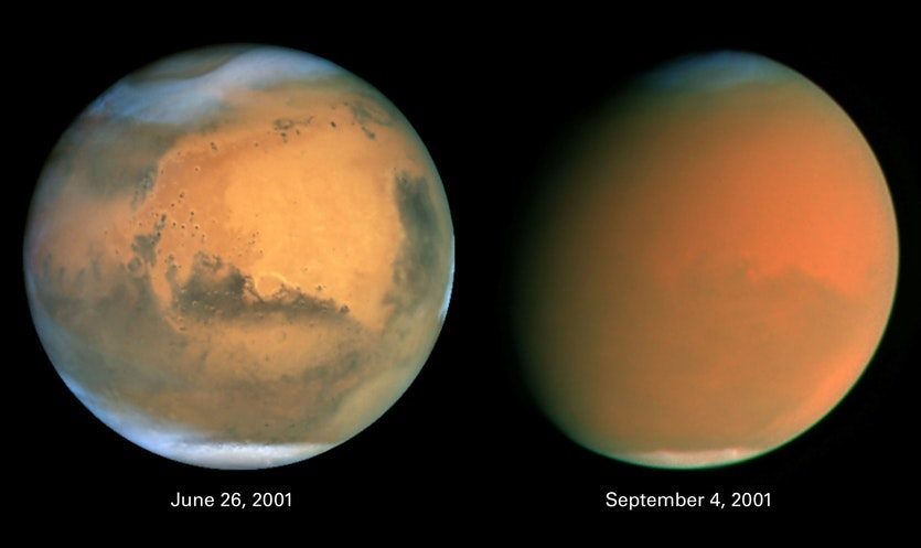 Click to enlarge mars dust