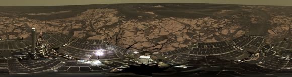 panorama Opportunity rover