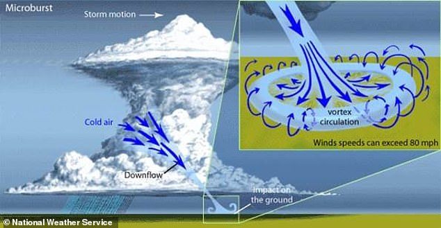 Click to enlarge Microburst