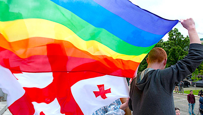Flags Georgia/Pride