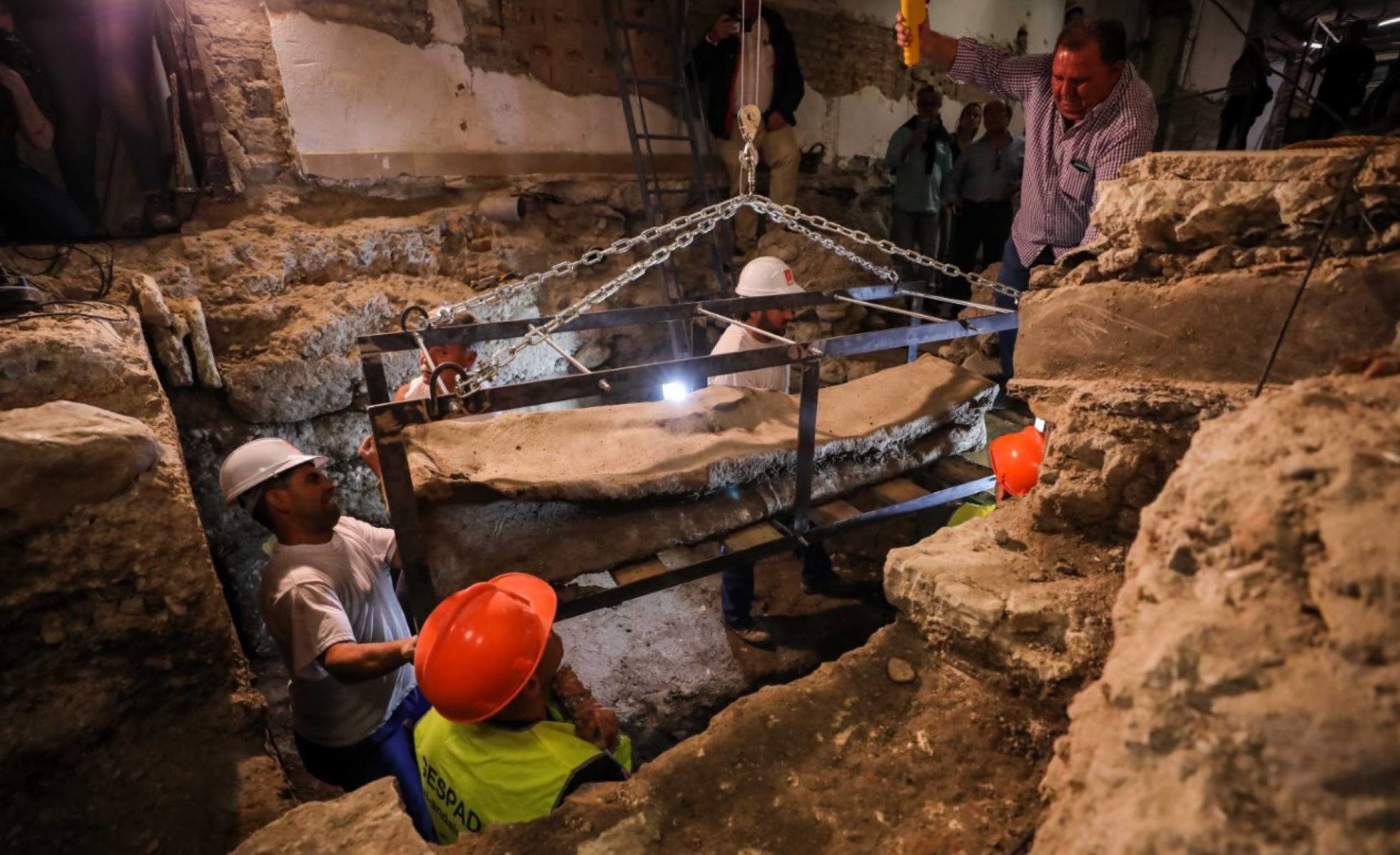 Click to enlarge sarcophagus