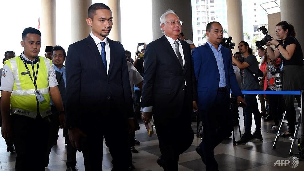 Najib Razak  corruption malaysia trial