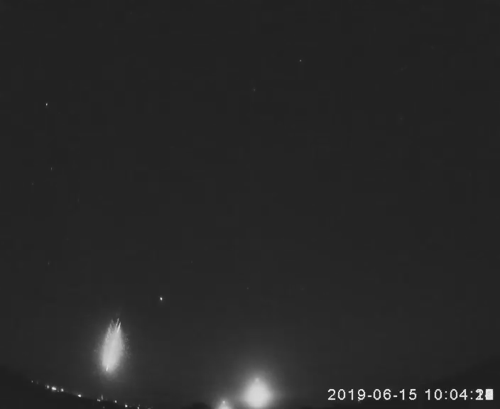 Fireball over Hawley, TX