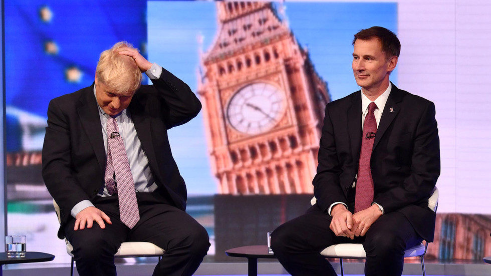 Click to enlarge Boris Johnson and Jeremy Hunt