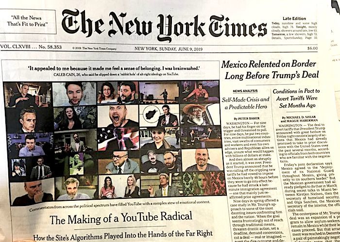 Click to enlarge NYT frontpage