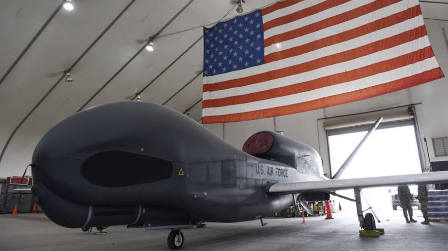 US drone plane