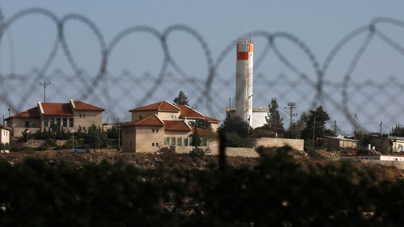 Click to enlarge illegal settlement West Bank