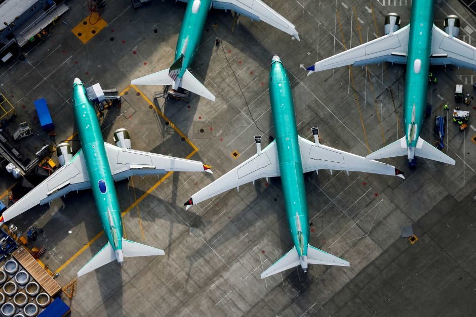 Click to enlarge Boeing 737 MAX planes