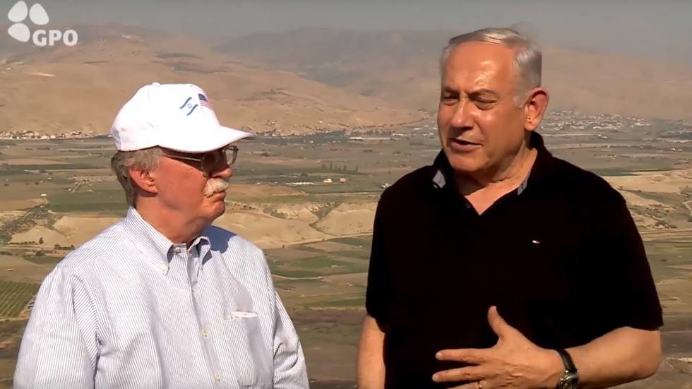 Click to enlarge bolton netanyahu west bank israel