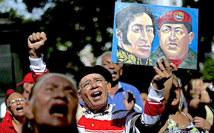 Click to enlarge Venezuelan demonstrators