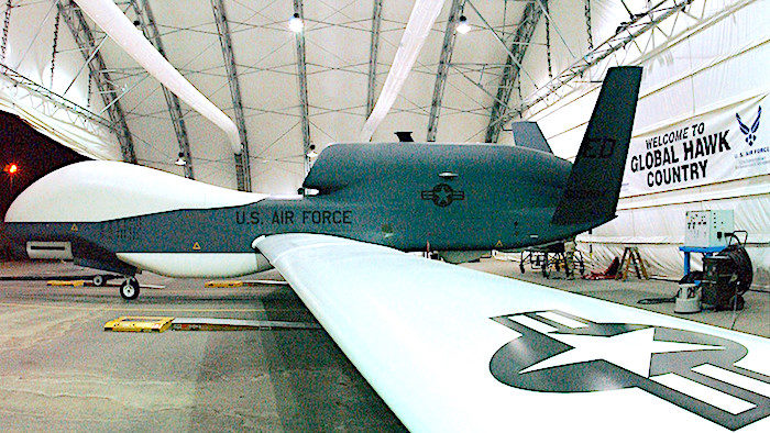 Click to enlarge RQ-4A Global Hawk