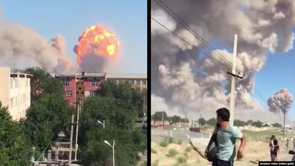 Click to enlarge south Kazakhstan blast