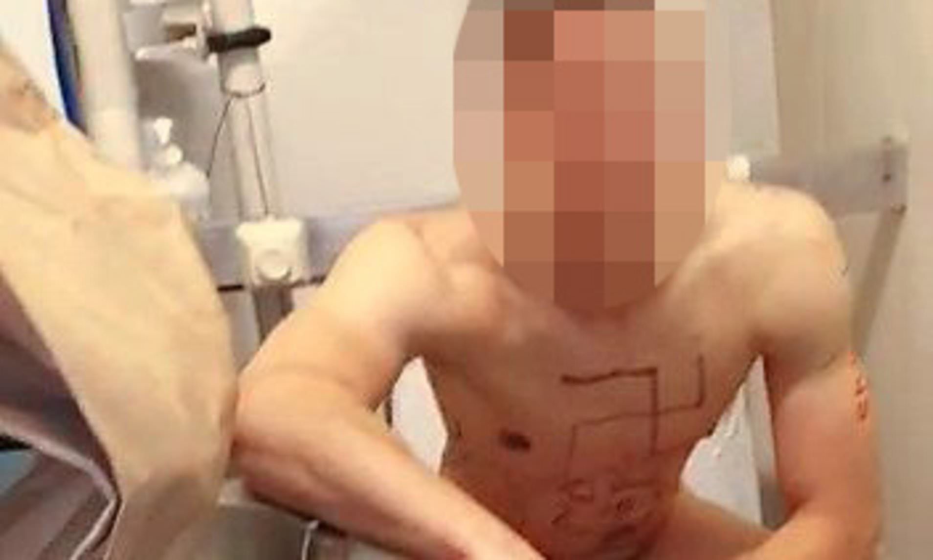 Royal Marines Swastika Russia