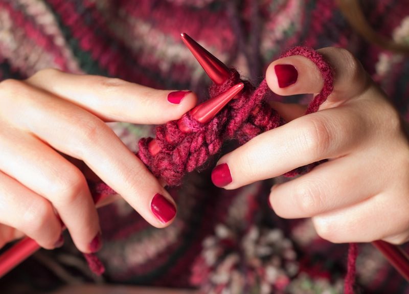 Click to enlarge knitting