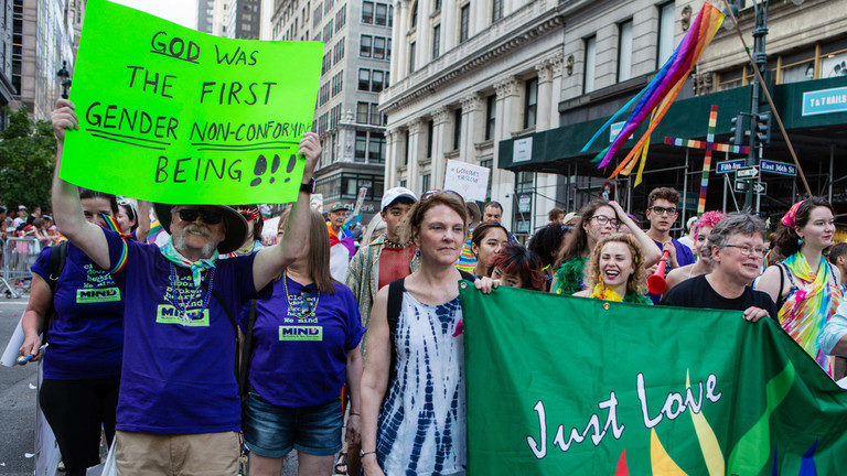 Click to enlarge gender protest