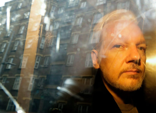 Click to enlarge assange court