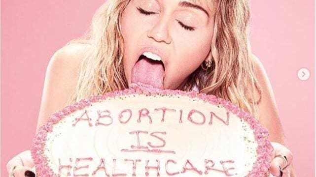 miley cyrus abortion cake
