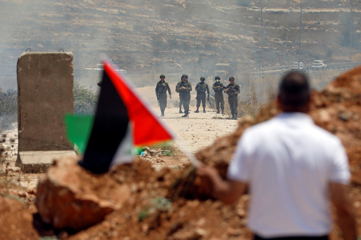 Click to enlarge Palestinian protests West Bank 2019
