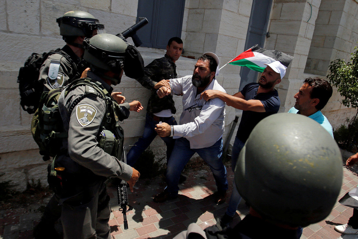 Palestinian Protests West Bank June 23 2019