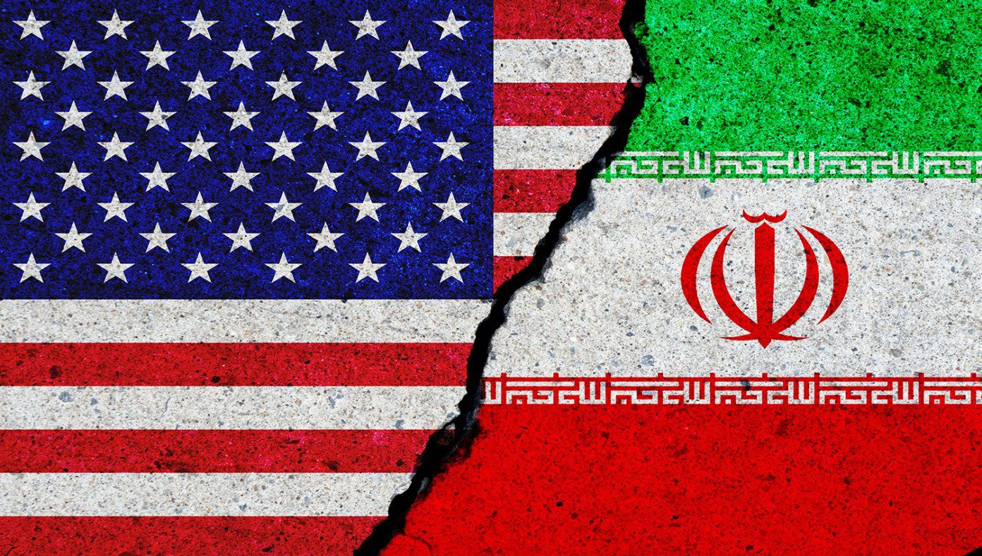 US/Iran Flag