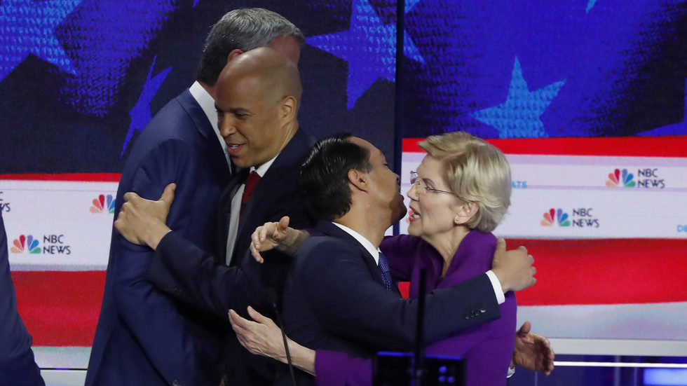 Click to enlarge first Democratic debate