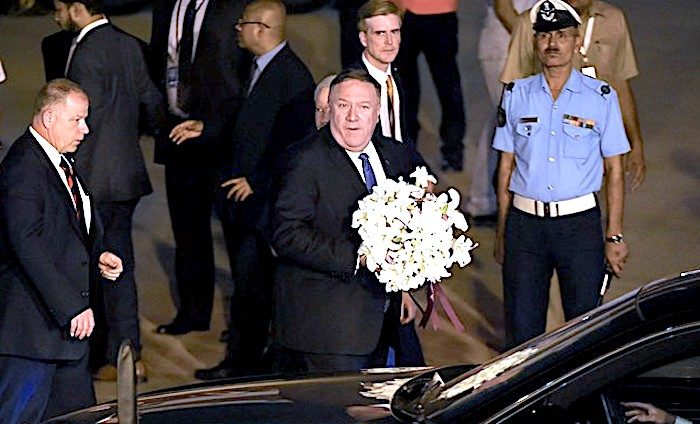 Click to enlarge Pompeo India