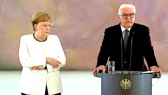 Click to enlarge Merkel/Steinmeier