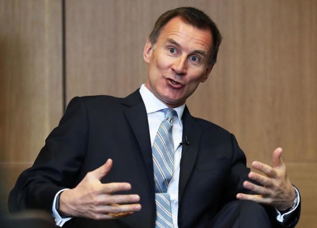 Click to enlarge Jeremy hunt