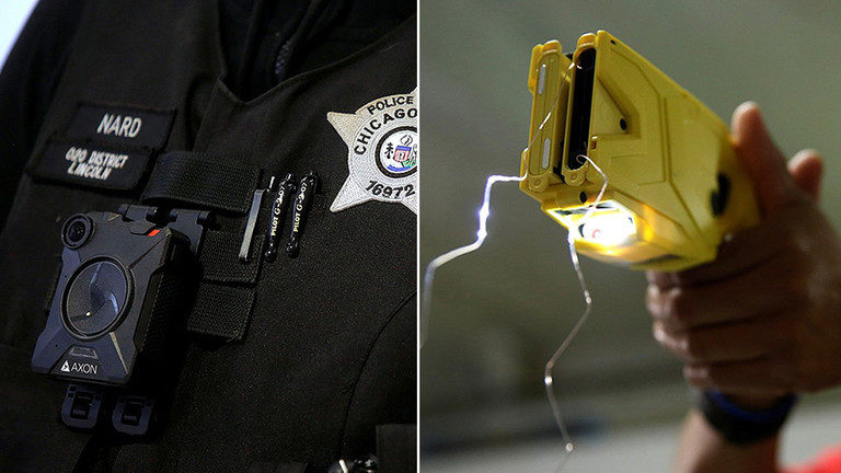 Click to enlarge taser and body cam