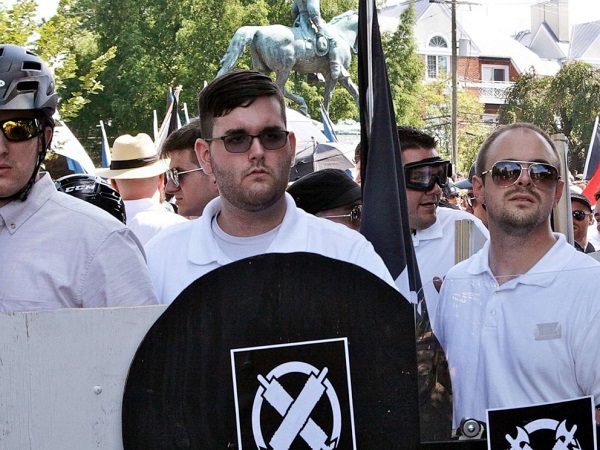 James Alex Fields Jr., second from left