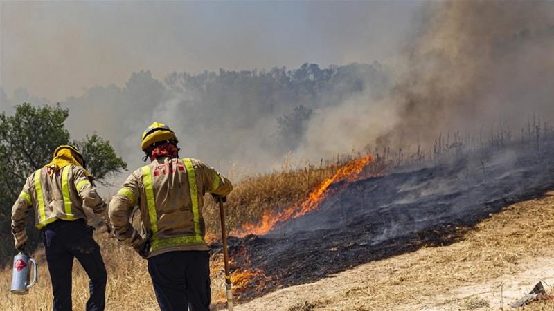 Click to enlarge Hilly terrain, high temperatures and strong
