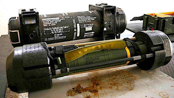 Javelin anti-tank missiles