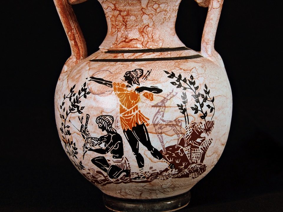 Click to enlarge amphora decorative
