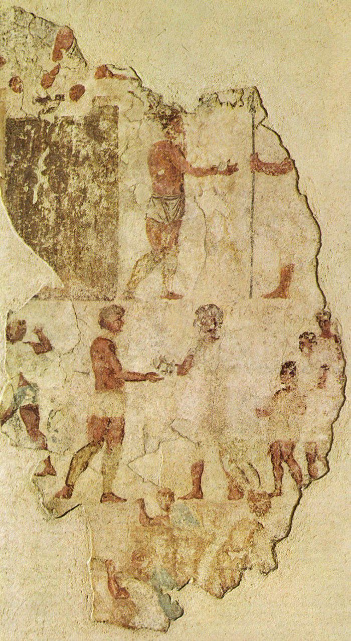 Ancient Roman fresco