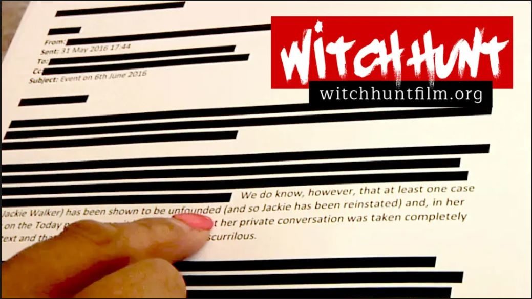 UK Labour  WitchHunt film