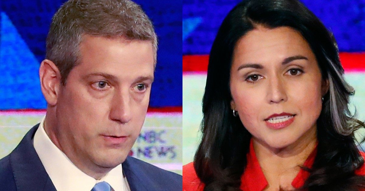 Click to enlarge Tim Ryan and Tulsi Gabbard