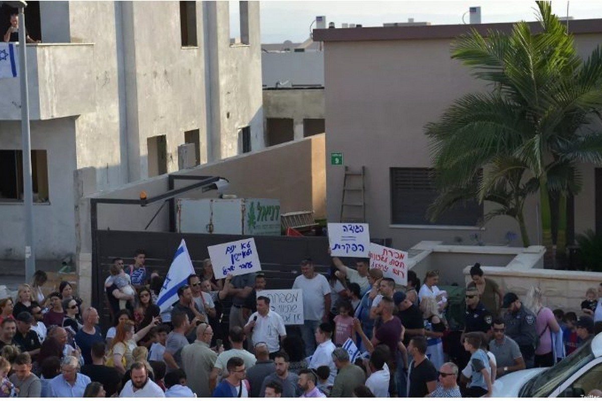 Israel protest house sold Palestinian