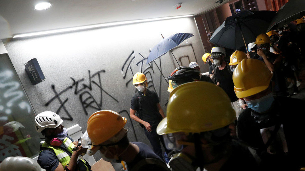 hong kong protest parliament