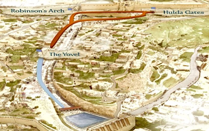 Click to enlarge Map of excavation
