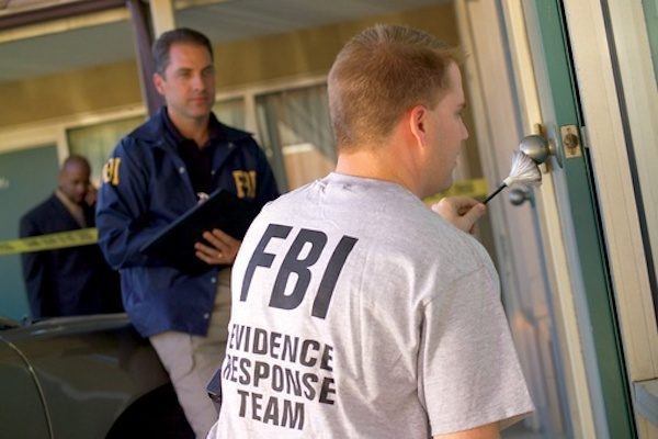 Click to enlarge An FBI Evidence Response Team