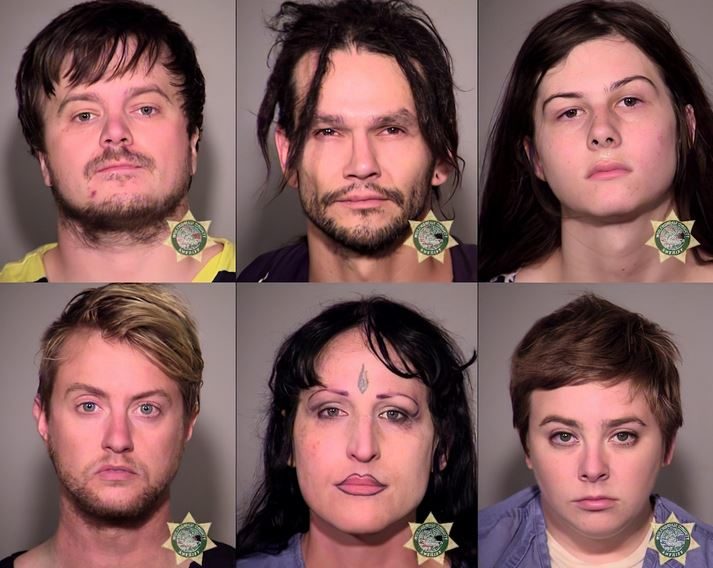 Click to enlarge antifa members