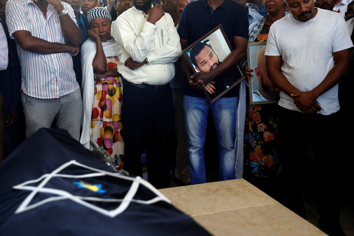Solomon Teka's funeral