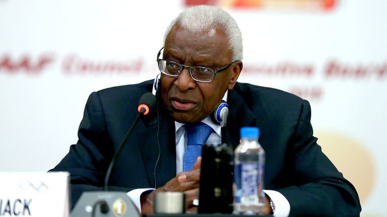 Click to enlarge Former IAAF president Lamine Diack.