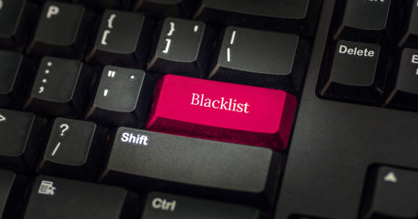 blacklist keyboard button