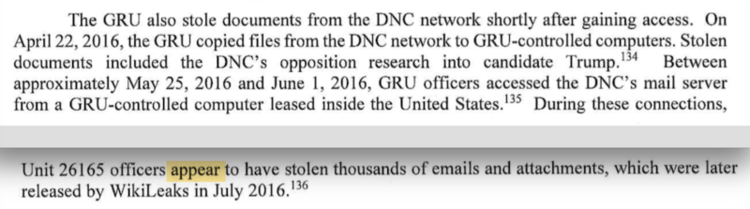 Click to enlarge mueller report excerpt podesta