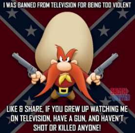 Click to enlarge cartoon yosemite sam gun control
