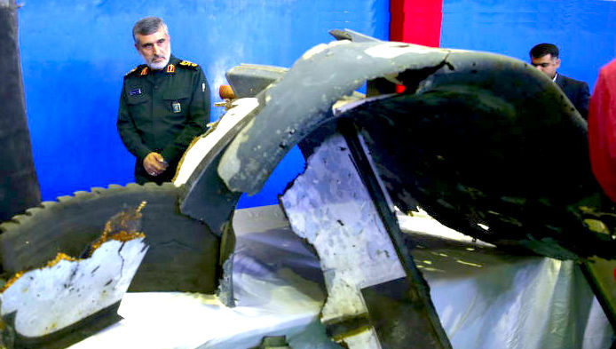 US drone debris