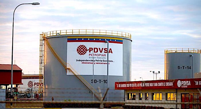 Click to enlarge PDVSA tank